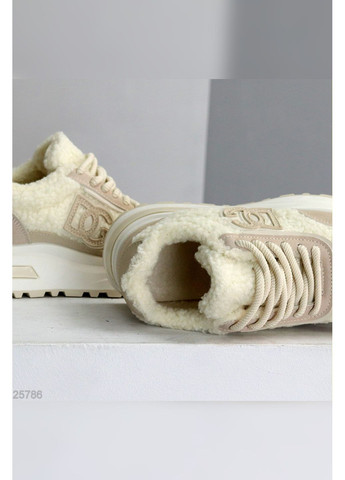 Елегантні зимові кросівки No Brand бежеві зими (366290821)
