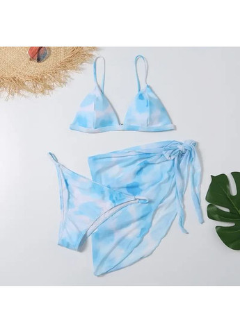 Раздельный женский купальник из качественного быстросохнущего эластана. Раздельный купальник из парео с вкладышами. China (360864655)