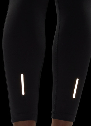 Черные демисезонные леггинсы для бега dailyrun 7/8 adidas