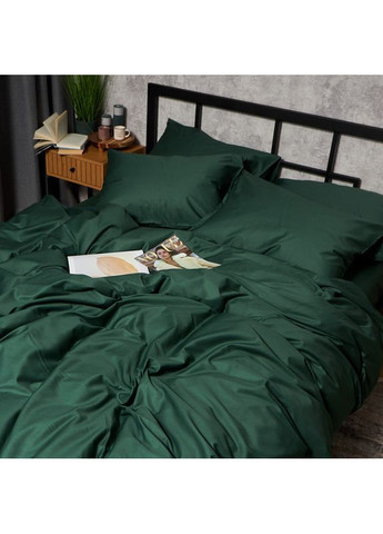 Комплект постельного белья Satin Premium Полуторний 143х210 наволочки 2х40х60 (MS-820010025) Moon&Star Evergreen Dream (356114819)