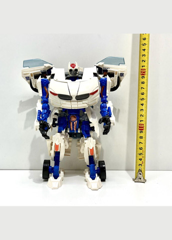 Робот-трансформер машинка 24см з аксесуарами Біло-синій (JJ707A-B-C) No Brand (346133179)