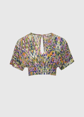 Зелёная блуза с узором женская td221280-k зеленый (2000990334794s) shop (2000990334794) No Brand