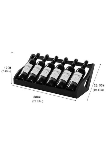 Настільна винна полиця Мелтер 6 бланже (ВПС-611001) No Brand (327869256)