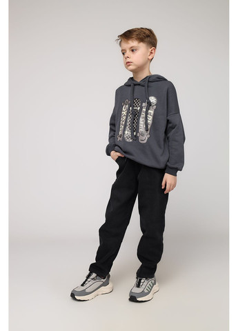 Джинси carrot для хлопчика колір темно-сірий CB-00286566 Yuki (368296057)