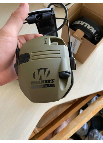 Тактичні активні навушники Walkers Razor (з чохлом) Оливковий No Brand (332634339)
