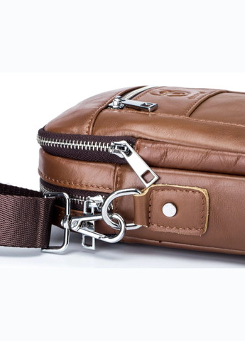 Сумка через плечо кожаная мужская DJB009-1, мессенджер из натуральной кожи, барсетка, коричневая BULLCAPTAIN DJB-009-1 (305571654)