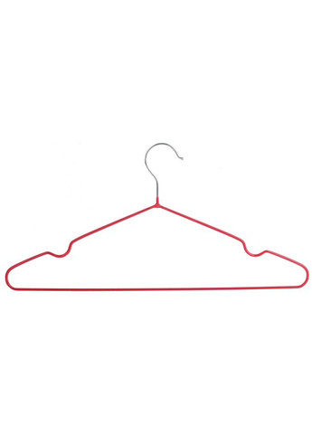 Набор вешалок для одежды 40.5х21х0.3 см 8 шт Red (6722136) IDEA HOME (280945381)