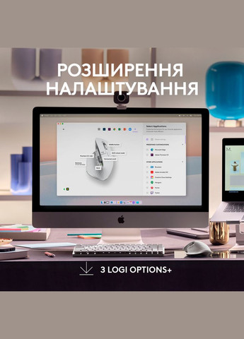 Мишка MX Master 3S For Mac Performance Wireless Pale Grey (910-006572) Logitech (280938973)