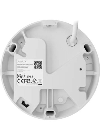 IP-камера DomeCam Mini 8мп, 4мм White (000039329) Ajax (322938743)
