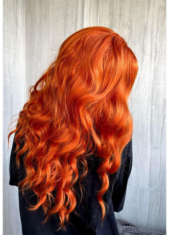 Перука на сітці довга хвиляста термоперука руда (SETI-2292-18) No Brand (362136525)