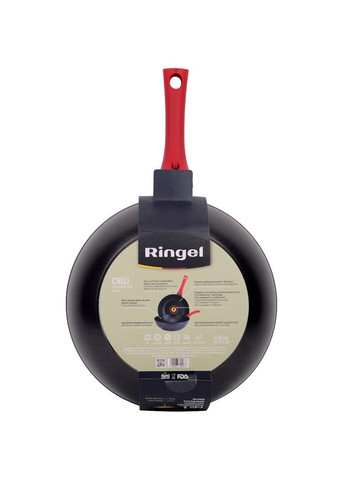 Сковорода Вок Chili 28 см Black (RG-1101-28/1) Ringel (322905922)
