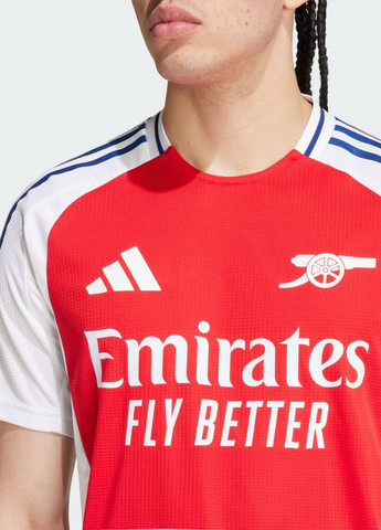 Красный демисезонный спортивный лонгслив adidas с логотипом