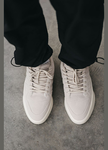 Серые демисезонные кроссовки мужские и женские adidas forum 86 x fear of god grey white | адидас форум 86 серые белые No Brand