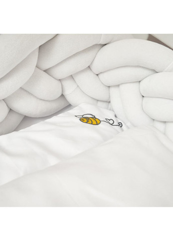 Комплект постільної білизни Ромашка, сатин, 3 предмети, білий () Twins 3056-TR01 (362184737)