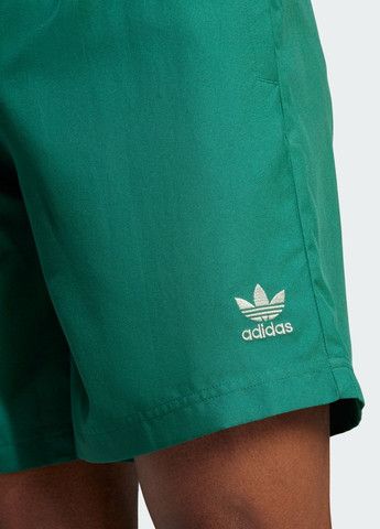Мужские зеленые спортивные плавательные шорты adicolor 8-inch adidas