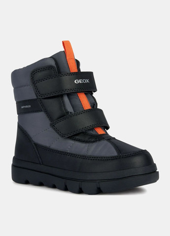 Черевики для хлопчика J Willaboom B.B ABX B Black Dark Grey Geox (302748177)