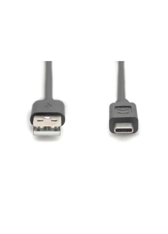 Кабель USB-A до USB-C 3 м чорний Digitus (393510974)
