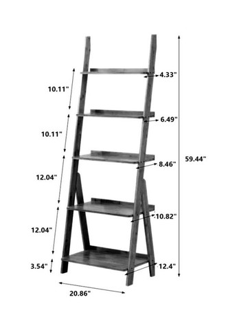 Стеллаж кухонный из дерева Фланти 5 бланже (СТА-500701) No Brand (327849840)
