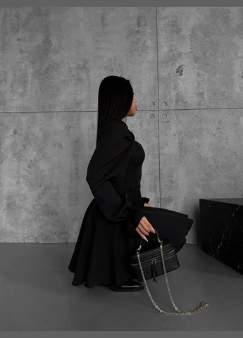 Черное изысканное платье Fashion