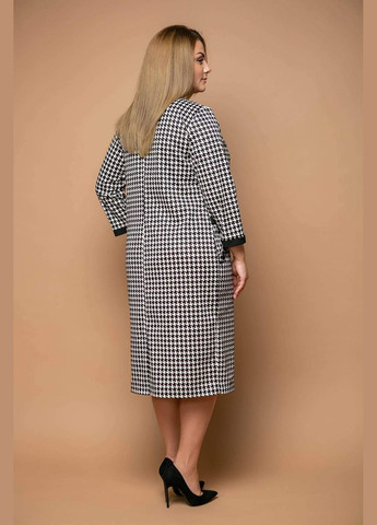 Черное деловое прямое платье в длине миди даминика черное 54 Tatiana