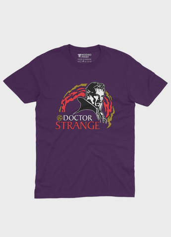 Фиолетовая демисезонная футболка для мальчика с принтом супергероя - доктор стрэндж (ts001-1-dby-006-020-002-b) Modno