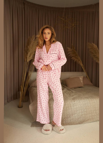 Розовая всесезон пижама Украина UM Butik