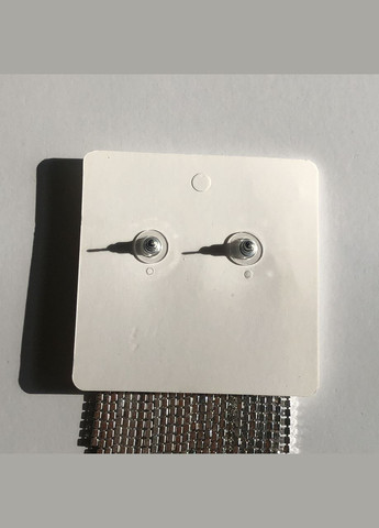 Длинные серьги гвозди с цепочками из страз (12-249) No Brand (314931126)