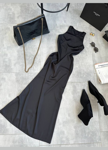 Чорна святковий, карнавальний, вечірня сукня з шовку армані — нова колекція! з відкритими плечима queensleep_7km