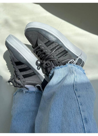 КРОСІВКИ ЖІНОЧІ ADIDAS CAMPUS X BAD BUNNY GRAPHITE АДІДАС КАМПУС No Brand білі демісезони (368869452)