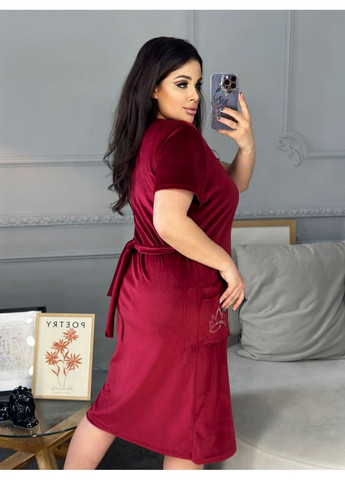 Халат високоякісний велюр на блискавці з кишенею Україна (366089269)