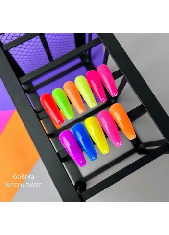 Неоновая база GaMa Cover Base Colored Neon № 15 мл GA&MA (386115351)
