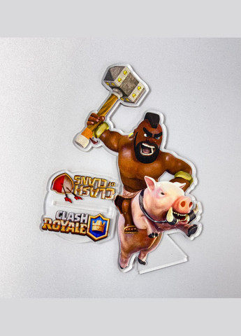 Акриловая коллекционная фигурка Clash of Clans, Clash Royale Персонаж Всадник на кабане 15 см No Brand (339619533)