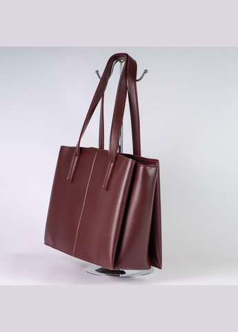 Сумка женская Шопер функциональная красная из экокожи NIUNIU (331111617)