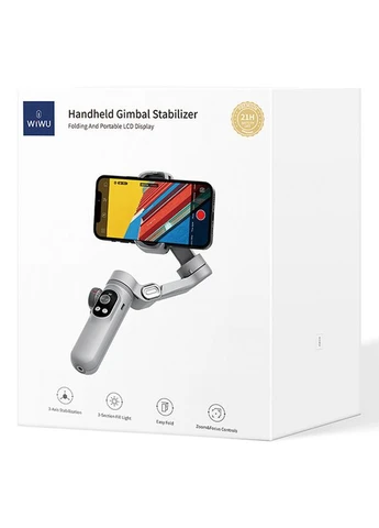 Стабилизатор Wi-SE007 3-Axis Stabilized Gimbal Stick Grey WIWU (331143691)