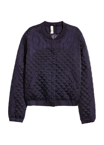 Бомбер,темно-синий, Divided H&M (318663443)