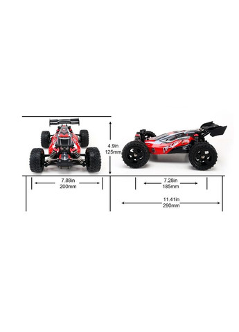 Машинка на радіокеруванні 1651 Dingo 1/16 Buggy 4WD Green Remo Hobby (338598042)