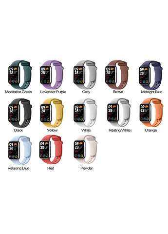 Ремешок для Xiaomi Mi Band 8 Pro/Mi Band 9 Pro/Redmi Watch 4 Silicone Цвет Brown No Brand Xiaomi Redmi Watch 4,Xiaomi Smart Band 8 Pro,Xiaomi Smart Band 9 Pro (341308000)