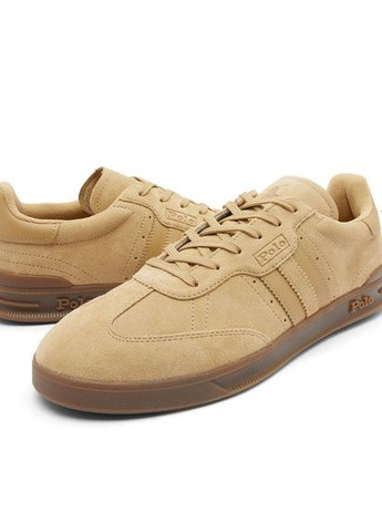 Бежеві снікерси Ralph Lauren HTR AERA-SK-HTL BONE SUEDE