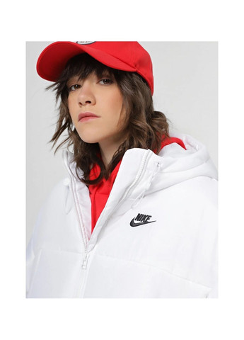 Біла парка жіноча clsc parka white Nike