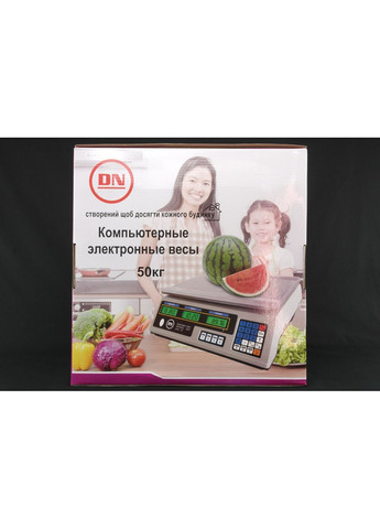 Ваги торгівельні електронні з акумулятором і дисплеєм до 50кг SC-1655 А-Плюс (350349001)