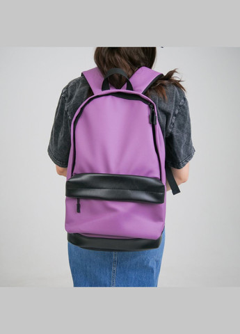 Универсальный рюкзак в удобном размере в экокожи, цвет фиолетовый ToBeYou city (293247112)