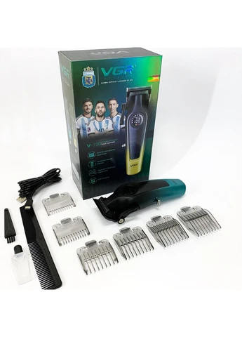 Акумуляторна машинка для стрижки VGR V-196 GREEN No Brand (385303590)