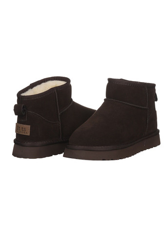 Уггі жіночі 5755-41 зимові замшеві без шнурівки на низькій підошві повсякденні коричневі It ts ITTS (365066135)