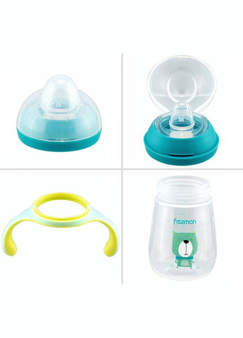 Бутылка детская для кормления Babies "Мистер Пес" 260мл с ручками Fissman (372172034)