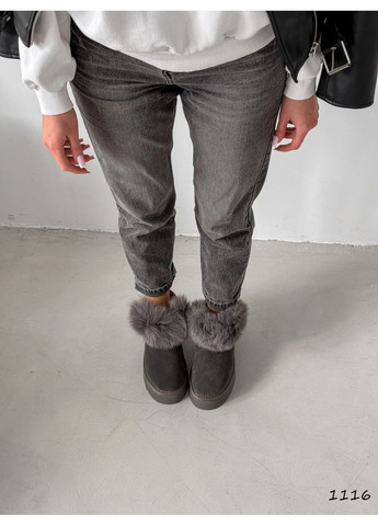 Серые угги No Brand (368556620)