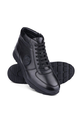 Чоловічі Черевики 025X-93-A8/X12MОЗ24-25 Чорний Шкіра MIRATON (304529428)
