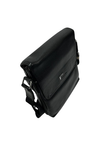 Мужская сумка из эко-кожи Fashion A6655-2 черная 27x22x5.5 No Brand (371682675)