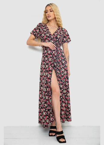 Комбинированное сарафан с цветочным принтом, цвет черно-красный, 241r181 Ager