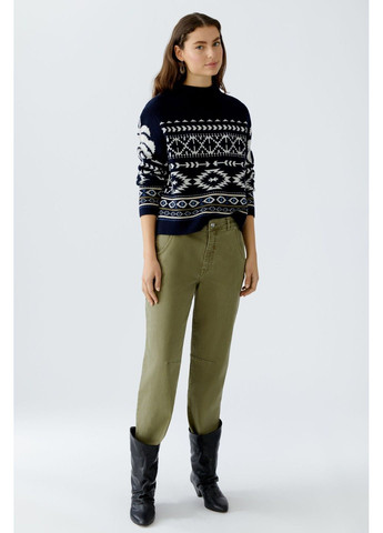 Синій демісезонний жіночий светр синій джемпер Oui