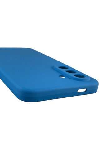 Чохол для Galaxy A56 (SM-A566B) силіконовий з мікрофіброю нековзний на самсунг а56 синій Samsung (366388351)